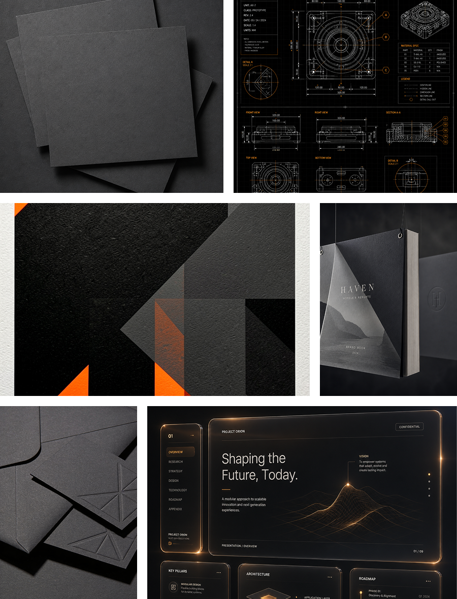 Comprehensive Brand Identity Layout Presentation